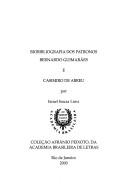 Cover of: Biobibliografia dos patronos