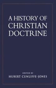 Cover of: A History of the Christian Doctrine