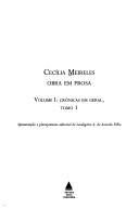 Cover of: Cecília Meireles: obra em prosa