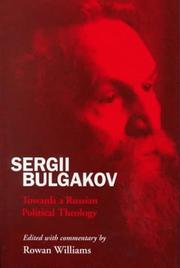 Cover of: Sergii Bulgakov by Rowan Williams