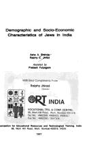 Cover of: Demographic and socio-economic characteristics of Jews in India by Asha A. Bhende, Asha A. Bhende