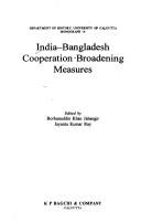 Cover of: India-Bangladesh cooperation broadening measures