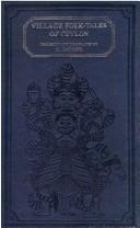 Cover of: Village folk-tales of Ceylon by collected and translated by H. Parker.