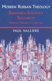 Cover of: Modern Russian Theology by Paul Valliere