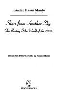 Cover of: Stars from another sky: the Bombay film world in the 1940s
