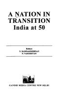 Cover of: A nation in transition: India at 50