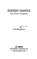 Cover of: Sheikh Hasina, prime minister of Bangladesh by Sirājuddīna Āhameda