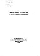 Cover of: Zamrud khatulistiwa: antologi puisi Nusantara.