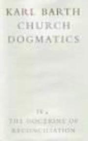 Cover of: Church Dogmatics, Vol. 4 by Karl Barth epistle to the Roman’s