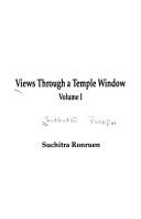 Cover of: Views through a temple window