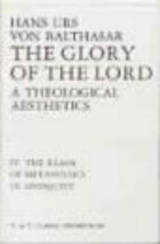 Cover of: Glory of the Lord Vol 4