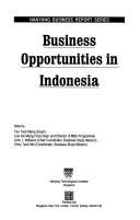 Cover of: Business opportunities in Indonesia