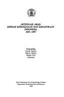 Cover of: Setengah abad kiprah kebahasaan dan kesastraan Indonesia, 1947-1997