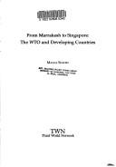 Cover of: From Marrakesh to Singapore: the WTO and developing countries.