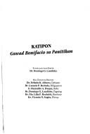 Cover of: Gawad Bonifacio sa panitikan: katipon