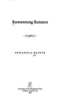 Cover of: Kuwentong kutsero