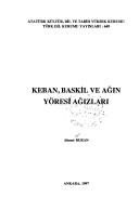 Cover of: Keban, Baskil ve Ağın yöresi ağızları: Ahmet Buran.