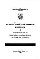 Cover of: Altinci Askeri Tarih Semineri bildirileri by Askerı̂ Tarih Semineri (6th 1997 İstanbul, Turkey)