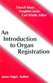 Cover of: An introduction to organ registration