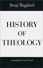 Cover of: History of Theology