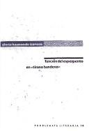 Cover of: Función del esperpento en "Tirano banderas" by Gloria Baamonde Traveso