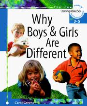 Cover of: Why boys & girls are different