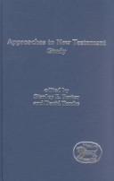 Cover of: Approaches to New Testament study