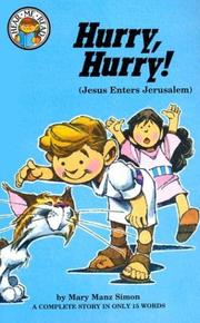 Cover of: Hurry, hurry! by Mary Manz Simon