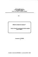 Cover of: Mettre à toutes les sauces: analyse sémantico-syntaxique des lexies complexes à base de "mettre"