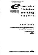 Cover of: How successful is China's trade reform by Zhang, Xiaoguang