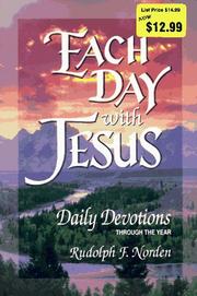 Cover of: Each day with Jesus: daily devotions through the year