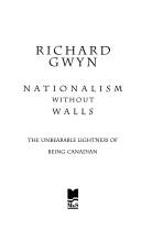Cover of: Nationalism without walls by Richard J. Gwyn