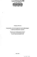 Cover of: Industrielle und technologische Anschlussstrategien in teilindustrialisierten Ländern: Bewertung der allokationstheoretischen Kontroverse und Schlussfolgerungen aus der Fallstudie Republik Korea