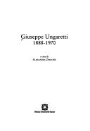 Cover of: Giuseppe Ungaretti, 1888-1970