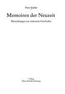Cover of: Memoiren der Neuzeit: Betrachtungen zur erinnerten Geschichte