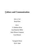 Cover of: Culture and communication
