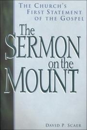 Cover of: The Sermon on the Mount | David P. Scaer