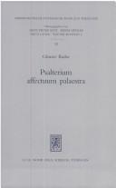Cover of: Psalterium affectuum palaestra: Prolegomena zu einer Theologie des Psalters