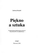 Piękno a sztuka by Andrzej Książek