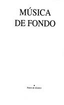 Cover of: Música de fondo