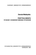 Cover of: Poetyka siratu: studium o arabskim romansie rycerskim