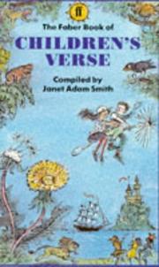 Cover of: The Faber Book of Children's Verse