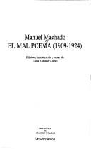 Cover of: El mal poema, 1909-1924