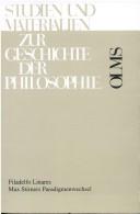 Cover of: Max Stirners Paradigmenwechsel
