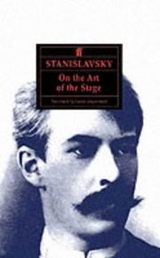 Cover of: Stanislavsky on the art of the stage