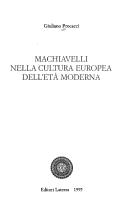 Cover of: Machiavelli nella cultura europea dell'età moderna