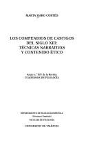 Cover of: Los compendios de castigos del siglo XIII by Marta Haro Cortés