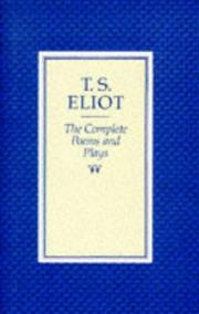 Cover of: The Complete Poems and Plays