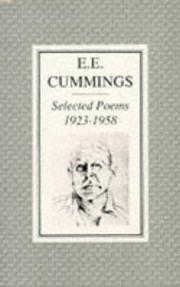 Cover of: Selected Poems, 1923-58 by E. E. Cummings
