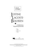 Cover of: Justine Lacoste-Beaubien et l'Hôpital Sainte-Justine